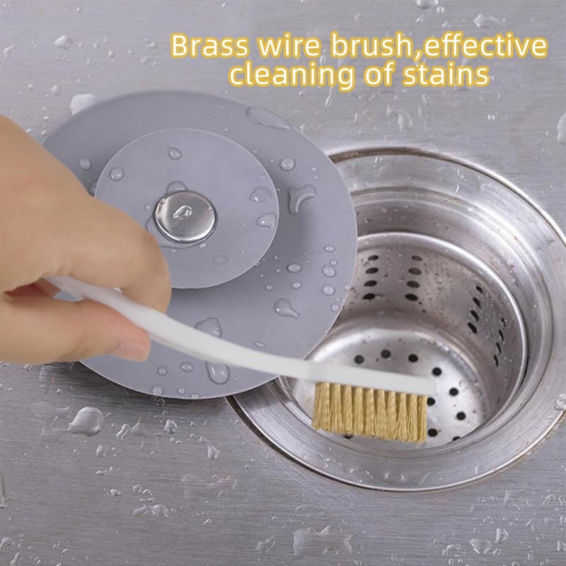 Pretwad Small Brass Brush 3PCS Brass Wire Brushes for Cleaning, 3D Printer Nozzle Cleaning Brasses Wire Toothbrush Tool, Brasses Brush Handle Hot End Toothbrush for Polishing & Rust Removal - Image 4